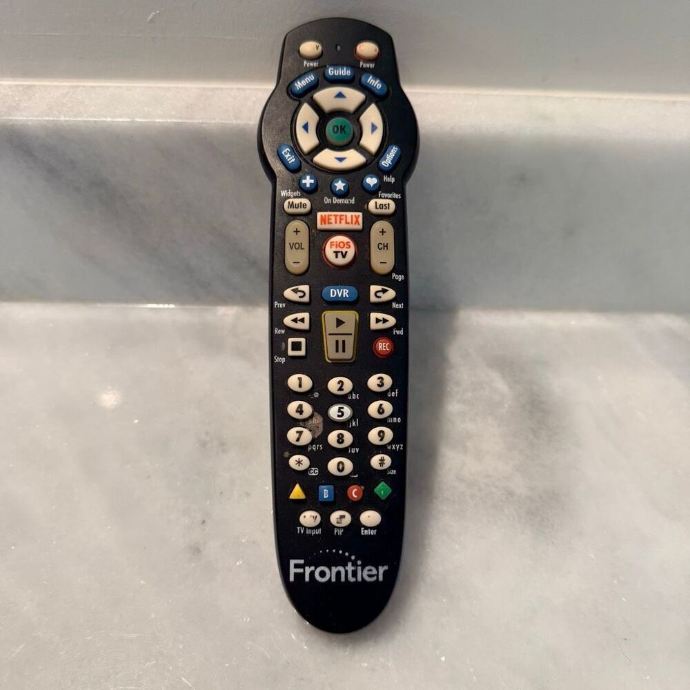 Frontier FiOS TV FTR P265v3.1 Replacement Black Remote Control
